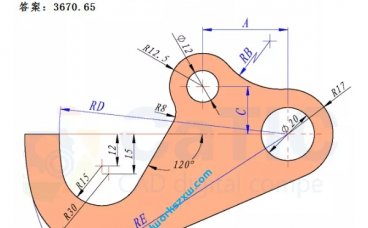 SolidWorks草图经典练习题3