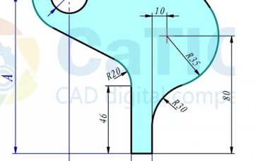 SolidWorks草图经典练习题6