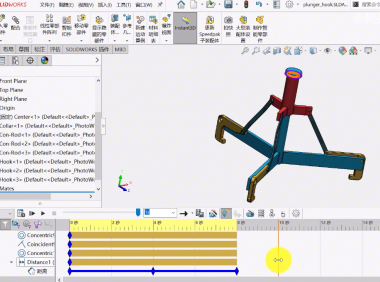 SolidWorks动画教程第三节模型定位及几何关系控制动作