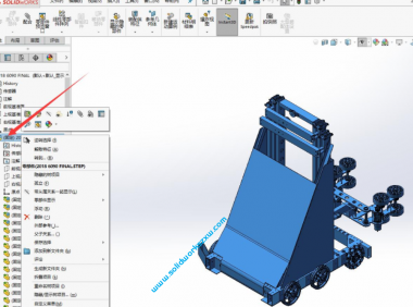 SolidWorks打开客户stp图纸不能单独打开装配体里的零件