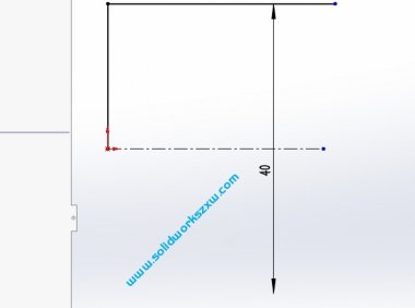 SolidWorks草图对称尺寸怎么标注？