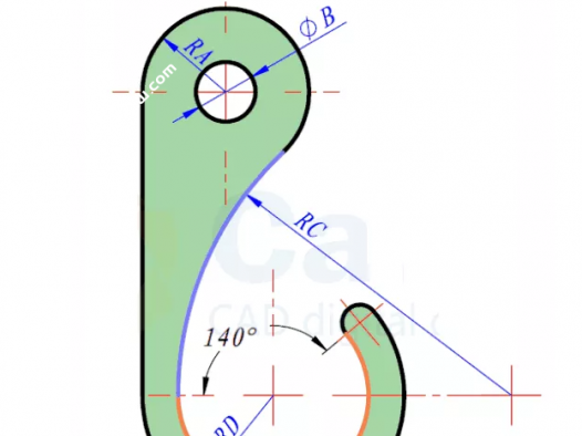 SolidWorks草图练习题之catics2D05L01
