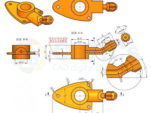 SolidWorks练习题之catics3D01-02