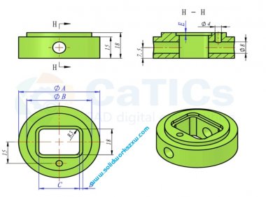 5.4创建全剖与半剖视图