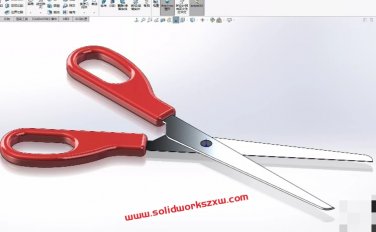 SolidWorks练习题之剪刀的绘制，常规命令巩固练习